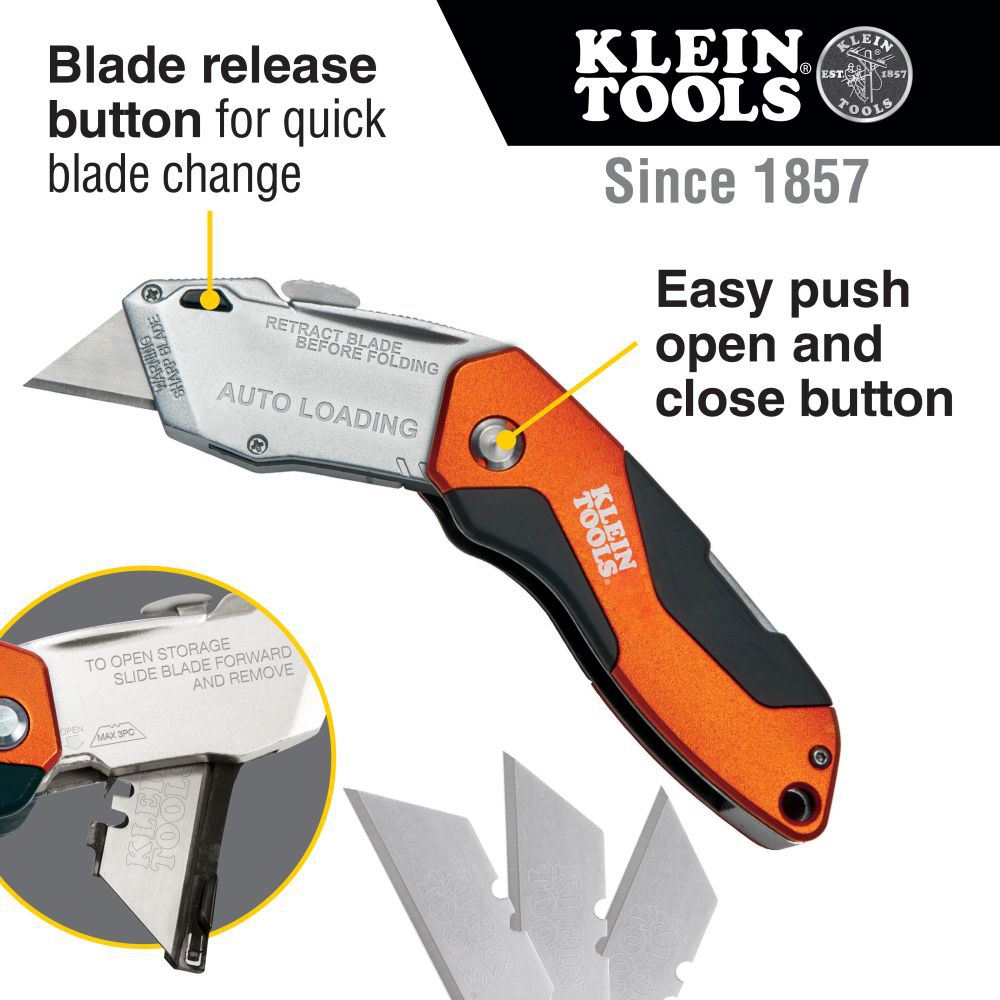 Auto-Loading Folding Utility Knife