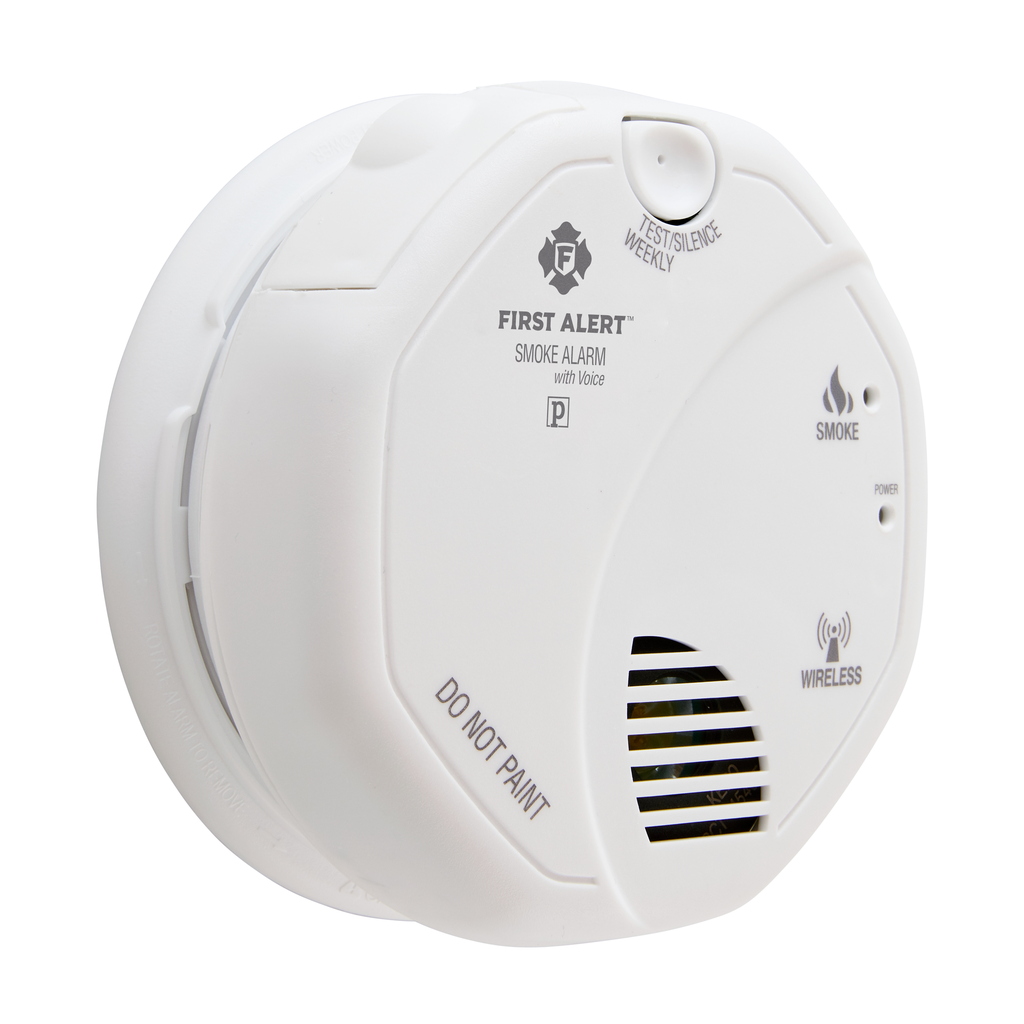 BRK Wireless Interconnect Battery Smoke Alarm w Voice