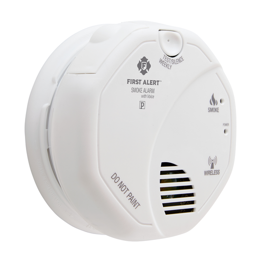BRK Wireless Interconnect Battery Smoke Alarm w Voice