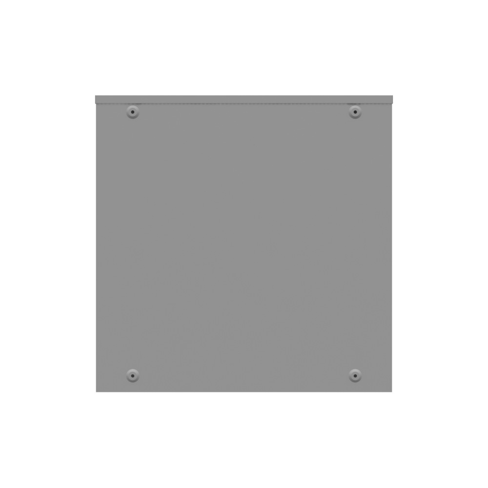 36x12x36 Hinge Cover Type 3R Steel No Knockouts ANSI 61 Gray Double Doors Padlocking 3 Point Handle Back Panel Weld Studs Draw Shield No Center Position