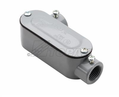1-1/4" EMT & Rigid Combo LL Type Aluminum Conduit Bodies with Covers & Gaskets