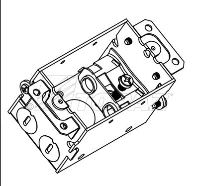 3" X 2" Gangable Switch Boxes 1/2" KO