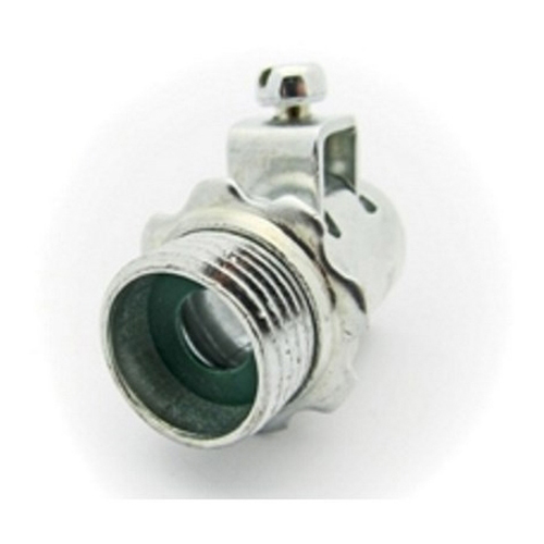 "U" Shaped Strap Connector 3/8", Zinc-plated steel