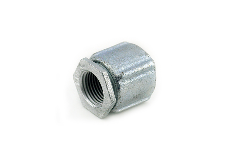 3-Piece Conduit Coupling, 1/2", Iron for an Impact-Resistant Fit