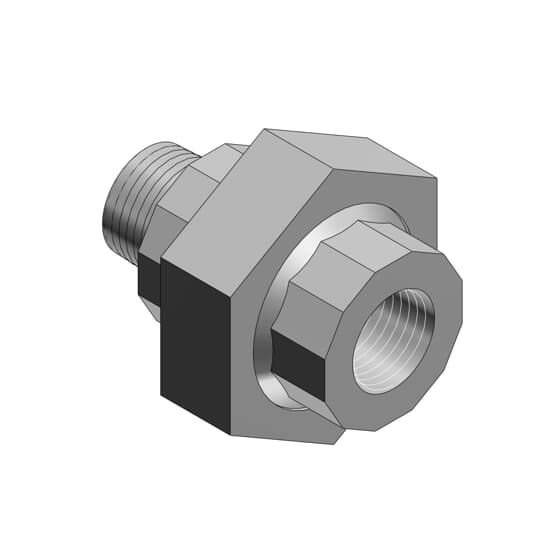 3/4inch M/F UNION,3-PIECE, ALUM, XP