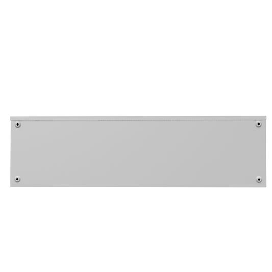 10x36x10 Screw Cover Wireway Type 3R UL Listed Steel No Knockouts ANSI 61 Gray Quad D Knockout For Lock