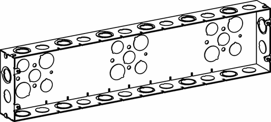 1-5/8" DEEP, 10-GANG MULTIGANG SWITCH BOX