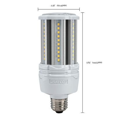 22 Watt LED HID Replacement; 5000K; Medium base; 100-277 Volt