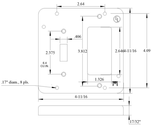 11536, Electrical Square Box Cover