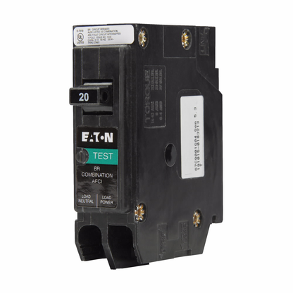 20 Amp, 1 Pole AFCI Breaker Plug-In, 120 Volt