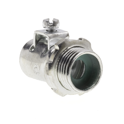 "U" Shaped Strap Connector 3/8", Zinc-plated steel