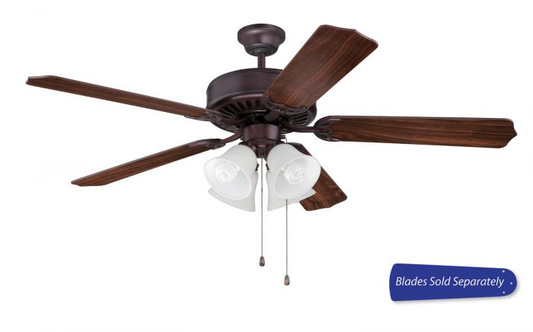 52" Ceiling Fan with Light (Blades Sold Separately) - C203OB