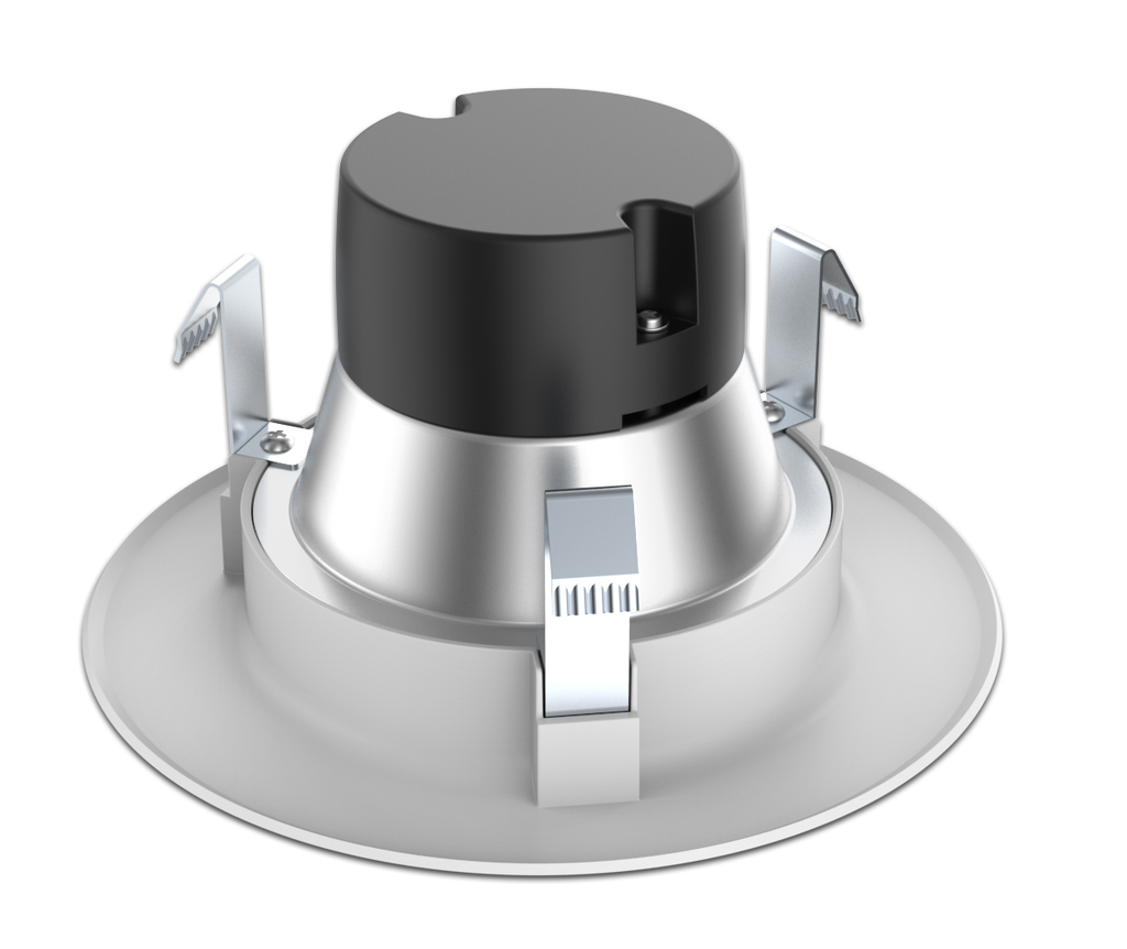 7.5 watt LED Downlight Retrofit; 4'' Baffle; 3000K; GU5.3 socket for MR16 retrofit; 12 volts