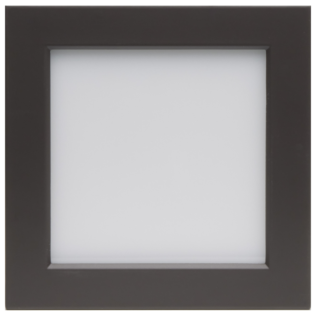 10.5 watt; 5.5" Flush Mount LED Fixture; 3000K; Square Shape; Bronze Finish; 120 volts