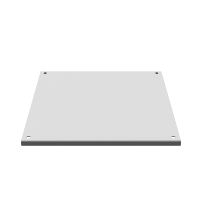 Back Panel Non UL Listed 24X24 Hinge Cover White Steel
