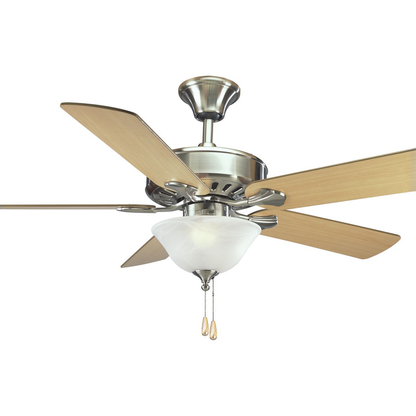 AirPro Performance 52" 5-Blade Brushed Nickel ceiling fan