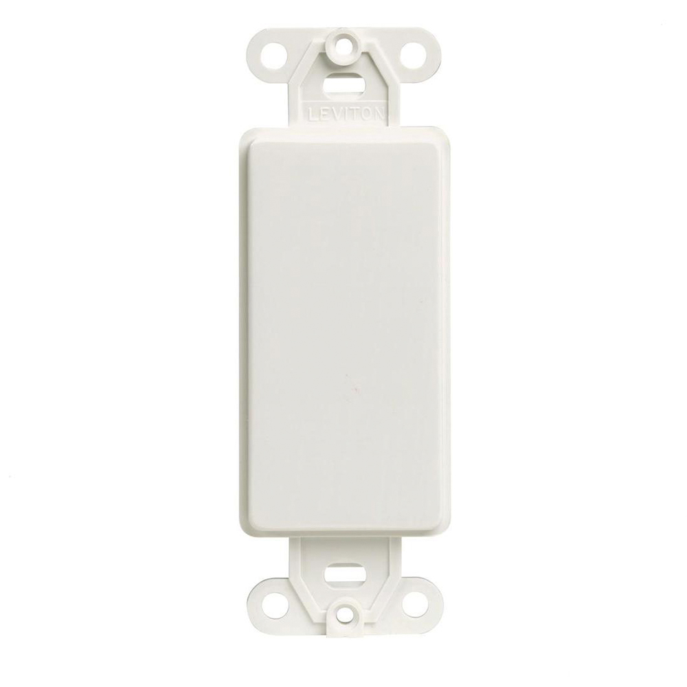 1-Gang Decora Blank Insert, White