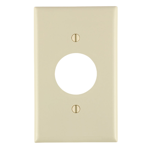 1-Gang Single 1.406 Outlet/Receptacle, Standard Size, Thermoplastic Nylon, Light Almond