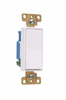 15A 120V/277V Specification Grade Decorator Switch, White