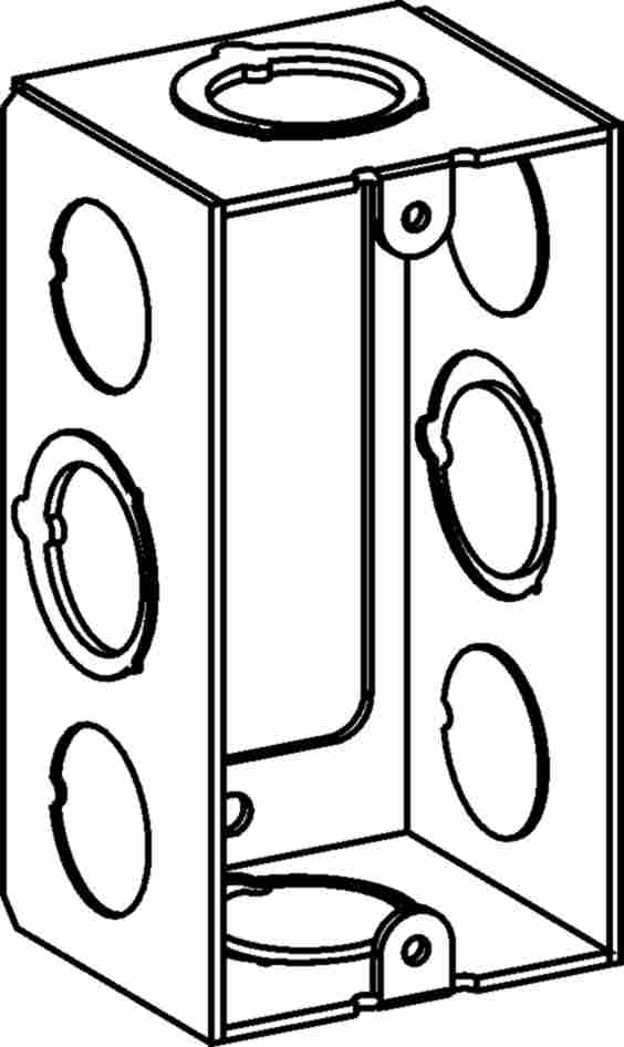 1-7/8" DEEP, 1-GANG WELDED HANDY EXTENSION RING WITH MKO