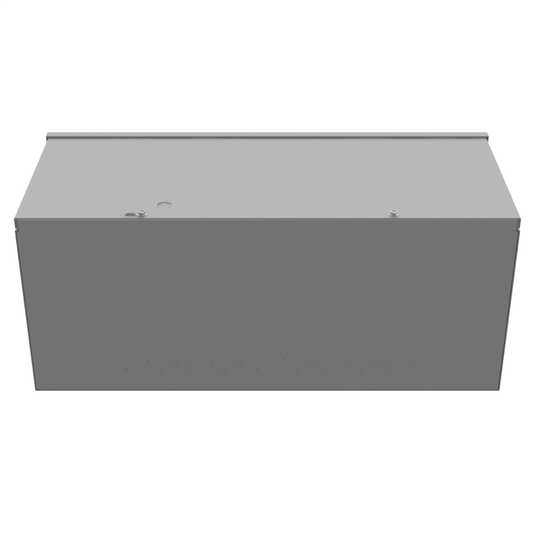 10x24X10 Screw Cover Wireway Type 3R UL Listed Steel Knockouts ANSI 61 Gray Quad D Knockout For Lock