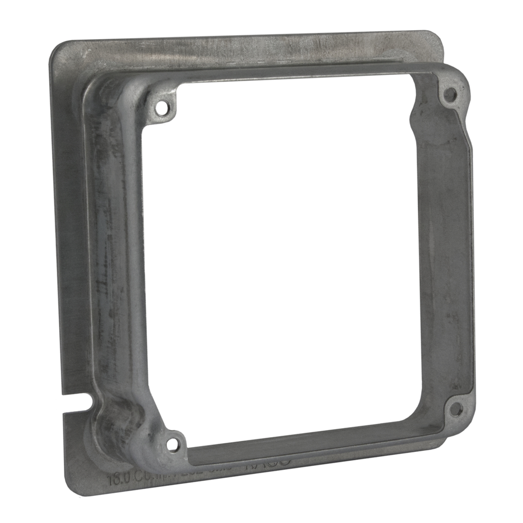 4-11/16 in. Square Cover, 1-1/4 in. Raised, for Life Safety Appliances and Emergency Signs