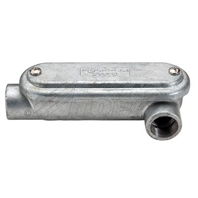 2" HDG Malleable Iron LL Type Conduit Body with Cover and Gasket