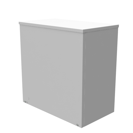 18x10x18 Screw Cover Type 3R UL Listed Steel Knockouts ANSI 61 Gray Quad D Knockout For Lock Emboss Mounting Holes In Back