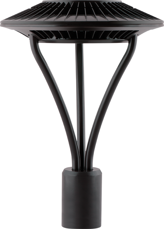 AREA LIGHTS 9430 LUMENS ALED TYPE V 78W 3000K POLE MOUNT BRONZE
