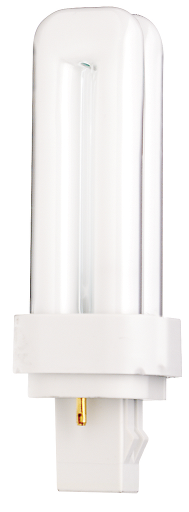 13 Watt; pin-based Compact Fluorescent; 4100K; 82 CRI; GX23-2 base