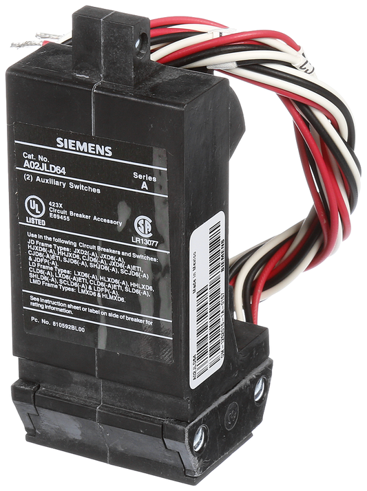 BREAKER JD/LD/LMD 480VAC 2AUX SW ACC