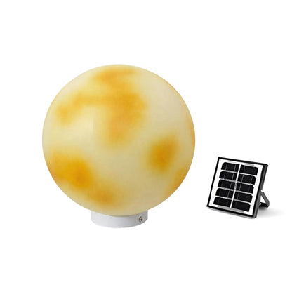 [Open-Box]Moon-Shaped Stone Pillar Light Outdoor Decorative Light