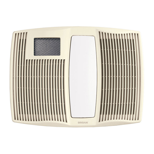 110 CFM Very Quiet Ventilation Fan with Heater and Fluorescent Light