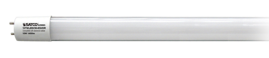 10 Watt T8 LED; 5000K; Medium Bi Pin base; 50000 Average rated hours; 1450 Lumens; Type A; Ballast dependent