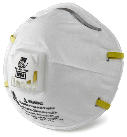 3M Particulate Respirator 8210V, N95 80 EA/Case