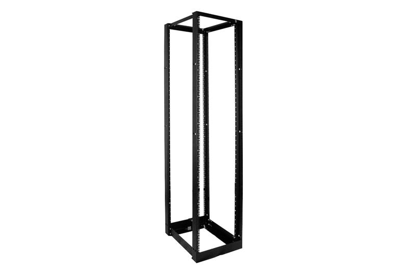 Adjustable ServerRack - 84"H (2100 mm) - 45 RMU - 29.53"D to 35.43"D (750 mm - 900 mm) - #12-24 Threaded Mounting Holes - Black