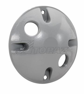 2 Hole Round Weatherproof Cover
