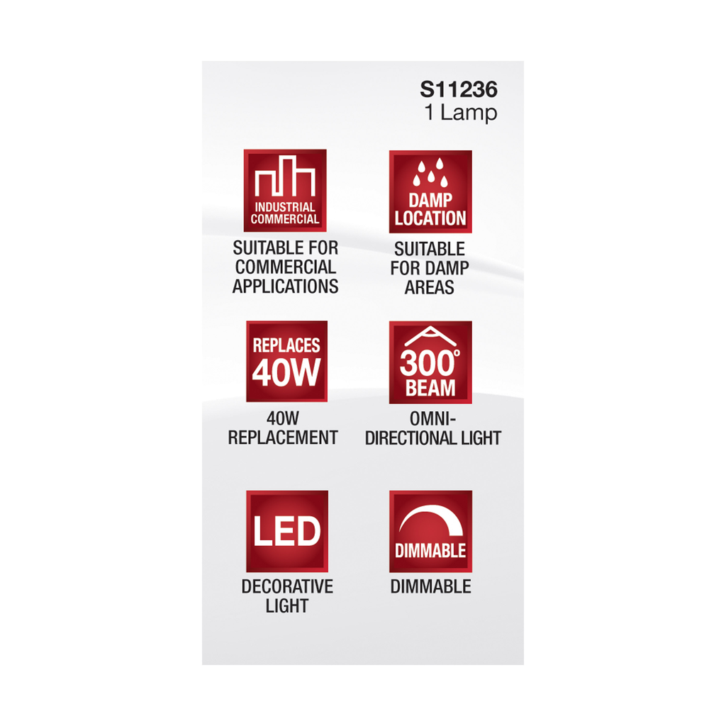 5 Watt; JCD LED; Frost; 3000K; G9 Base; 120 Volt