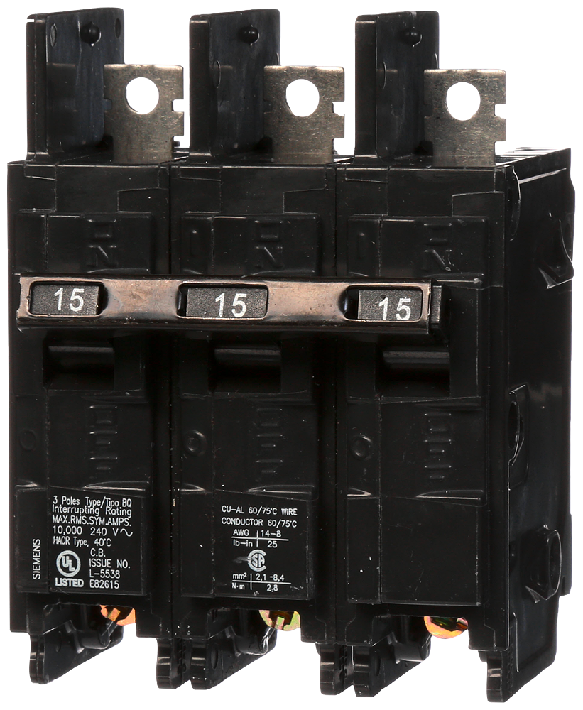 BRKR BQ 3P 240V 15A 10K