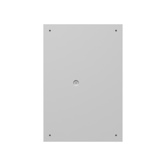 18x6x12 Screw Cover Type 1 UL Listed Steel Knockouts ANSI 61 Gray Cover With Teardrop Slots Mounting Holes In Back