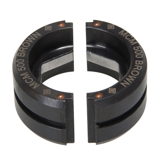 500 MCM Dies for Crimping Color-Coded Copper & Aluminum Lugs & Splices*(Require UA22 adapter when used with ECCXL, HCCX, & RCCX tools)