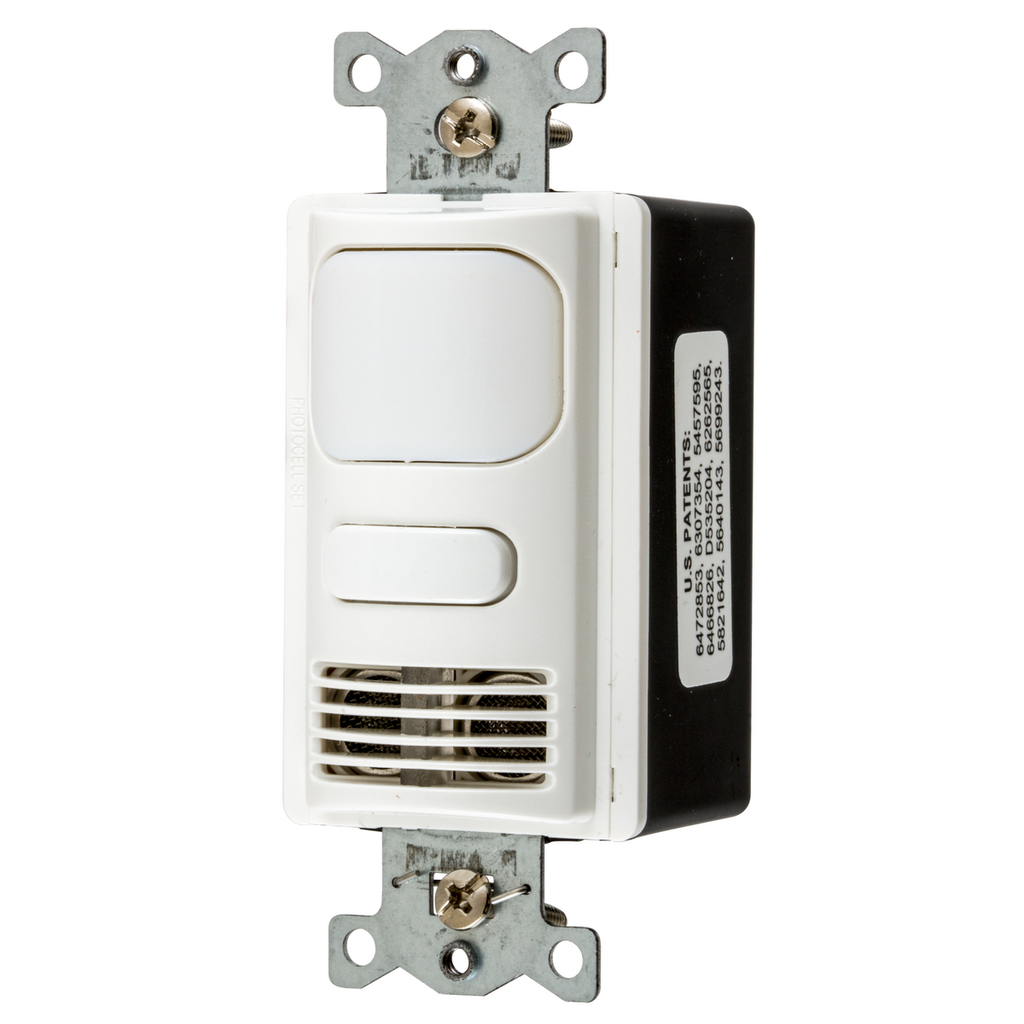 Adaptive Dual Technology Wall Switch with 1 Relay & 1000 sq. ft.