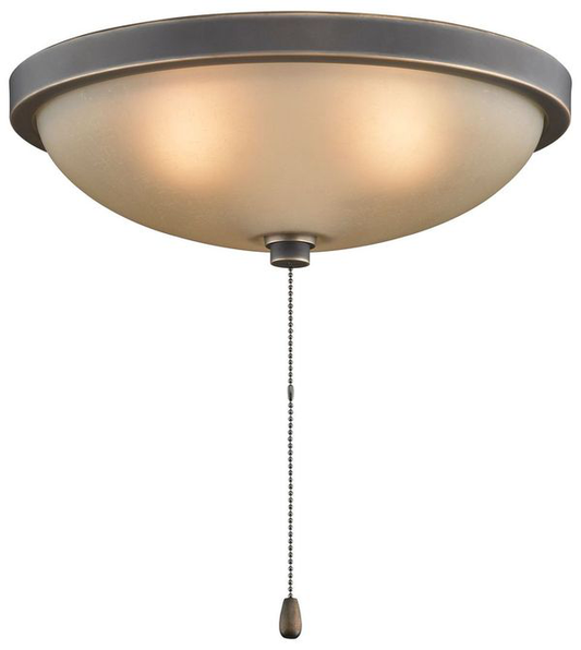 12 inch Low Profile Light Kit - Amber Bowl - BA