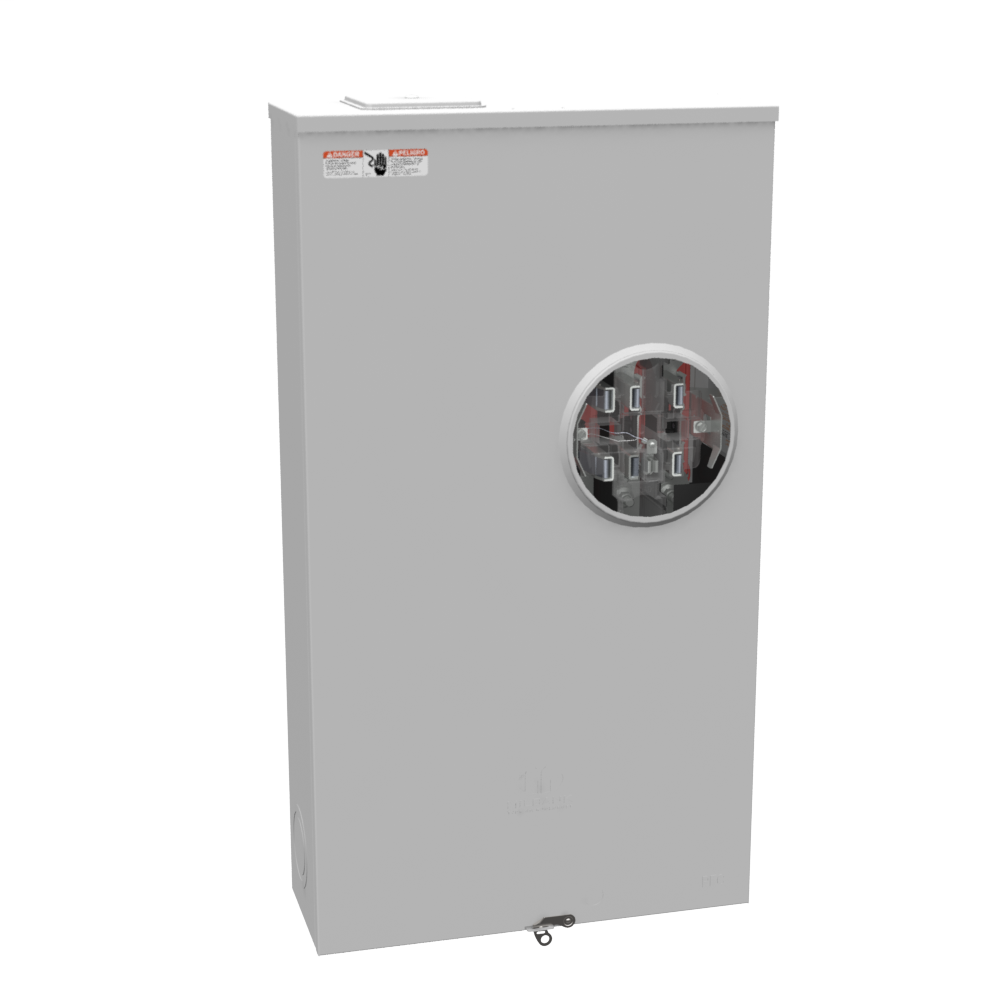 7 Terminal Ringless Large Closing Plate Lever Bypass Single Connector 4-600kcmil 7-8 In Barrel Lock Ground With Bracket Provision