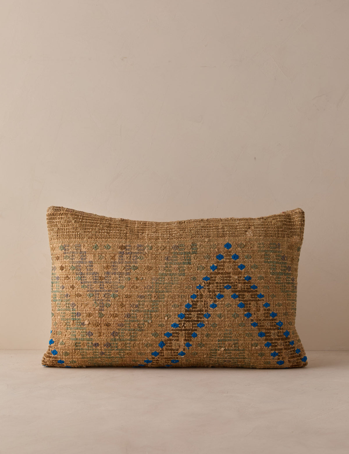 Vintage Lumbar Pillow No. 358, 16" x 24"