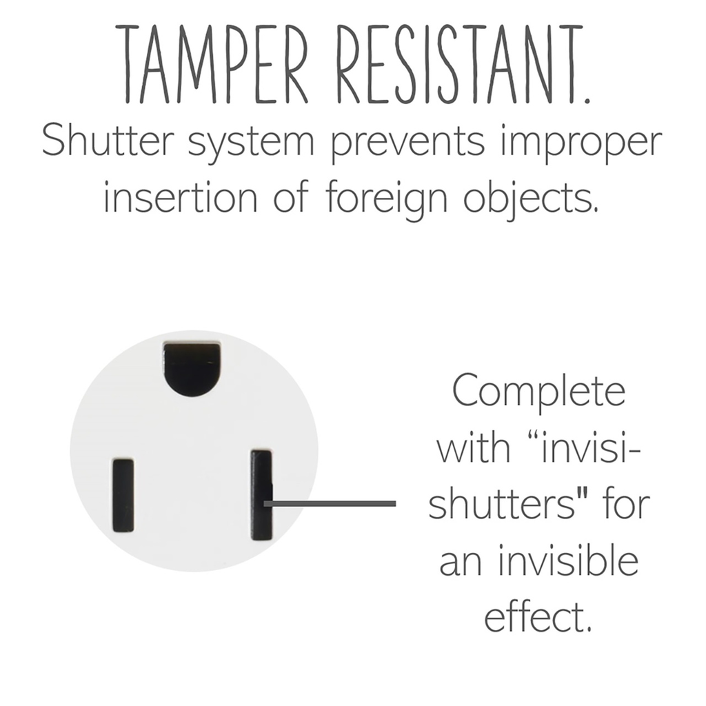 adorne® 15A Dual Tamper-Resistant Outlet, White