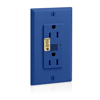 15 Amp, 125 Volt, Decora Plus Surge Protective Duplex Receptacle Outlet, Commercial Grade