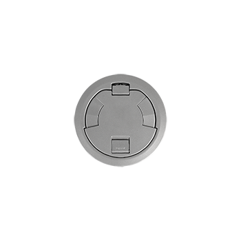 6AT Prewired Evolution™ Poke Thru Device, Surface Style Cover, Aluminum
