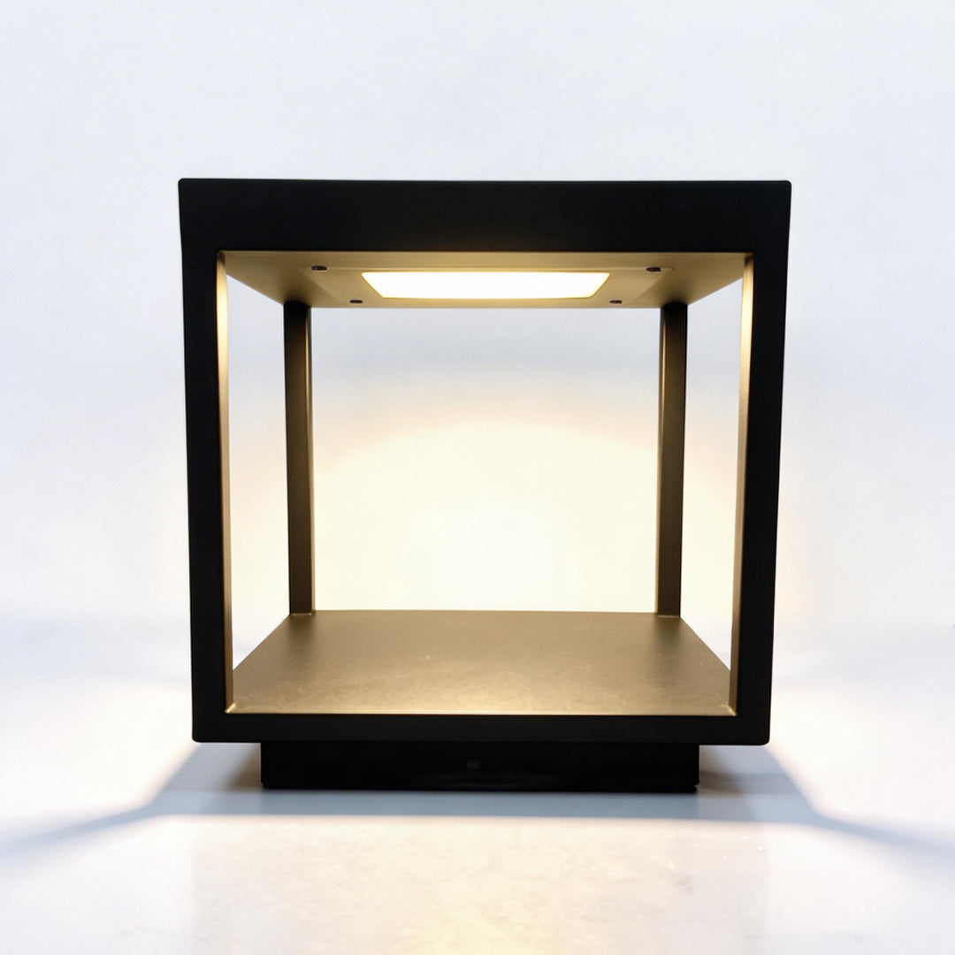 [Open-Box]Concrete Pillar Lights Modern Open-Frame Square LED Light