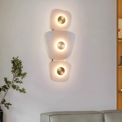 Wall Art Lighted Italian Minimalist Copper Marble Lamp